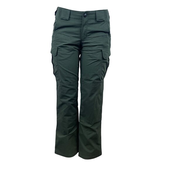 5.11 Tactical Women's Green Cotton Ripstop Cargo Pants Durable Utility Size 6 - Picture 1 of 12